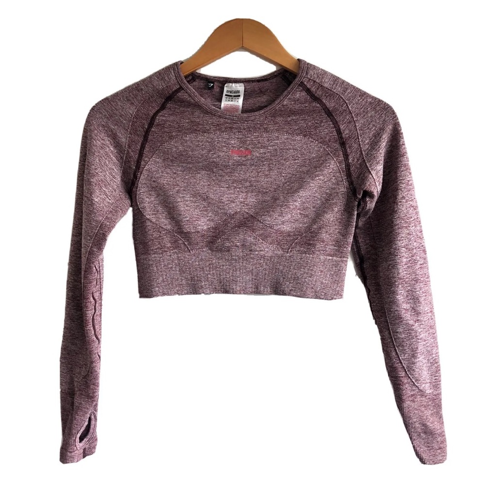Gymshark Flex Sports Long Sleeve Crop Top | M